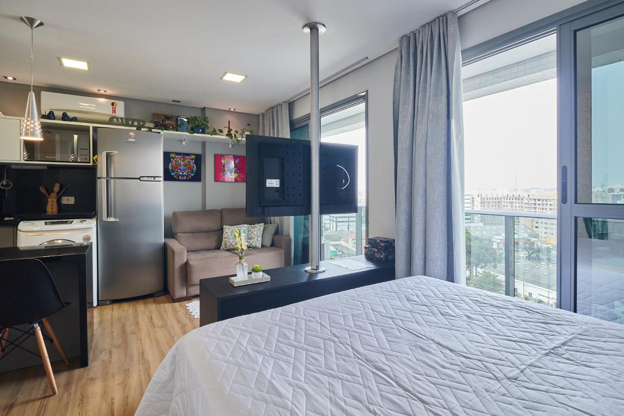 Estudio Aconchegante No Centro De Curitiba - Ar Condicio E Localizacao Perfeita! Kültér fotó